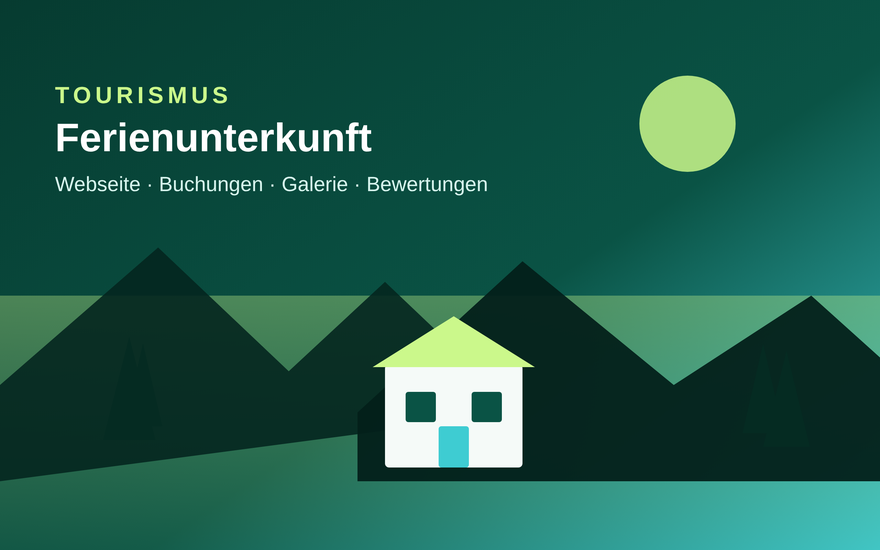 Ferienunterkunft – Buchungswebsite