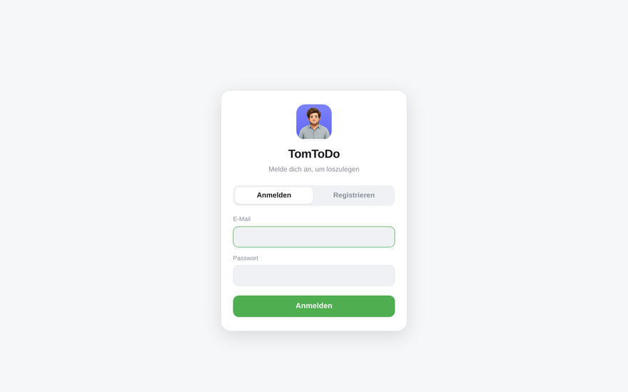 TomToDo – Aufgaben-PWA
