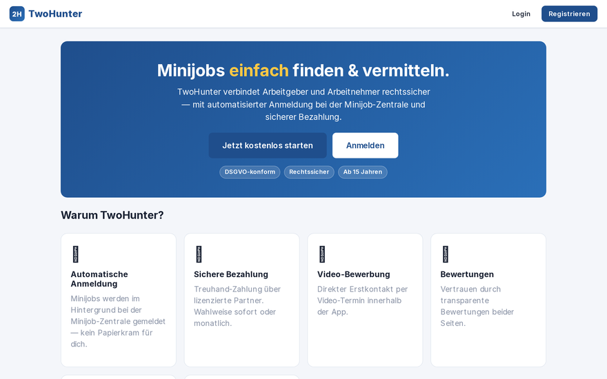 TwoHunter – Investor-PWA